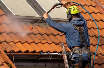 Démoussage et hydrofuge de toiture à Puyjourdes